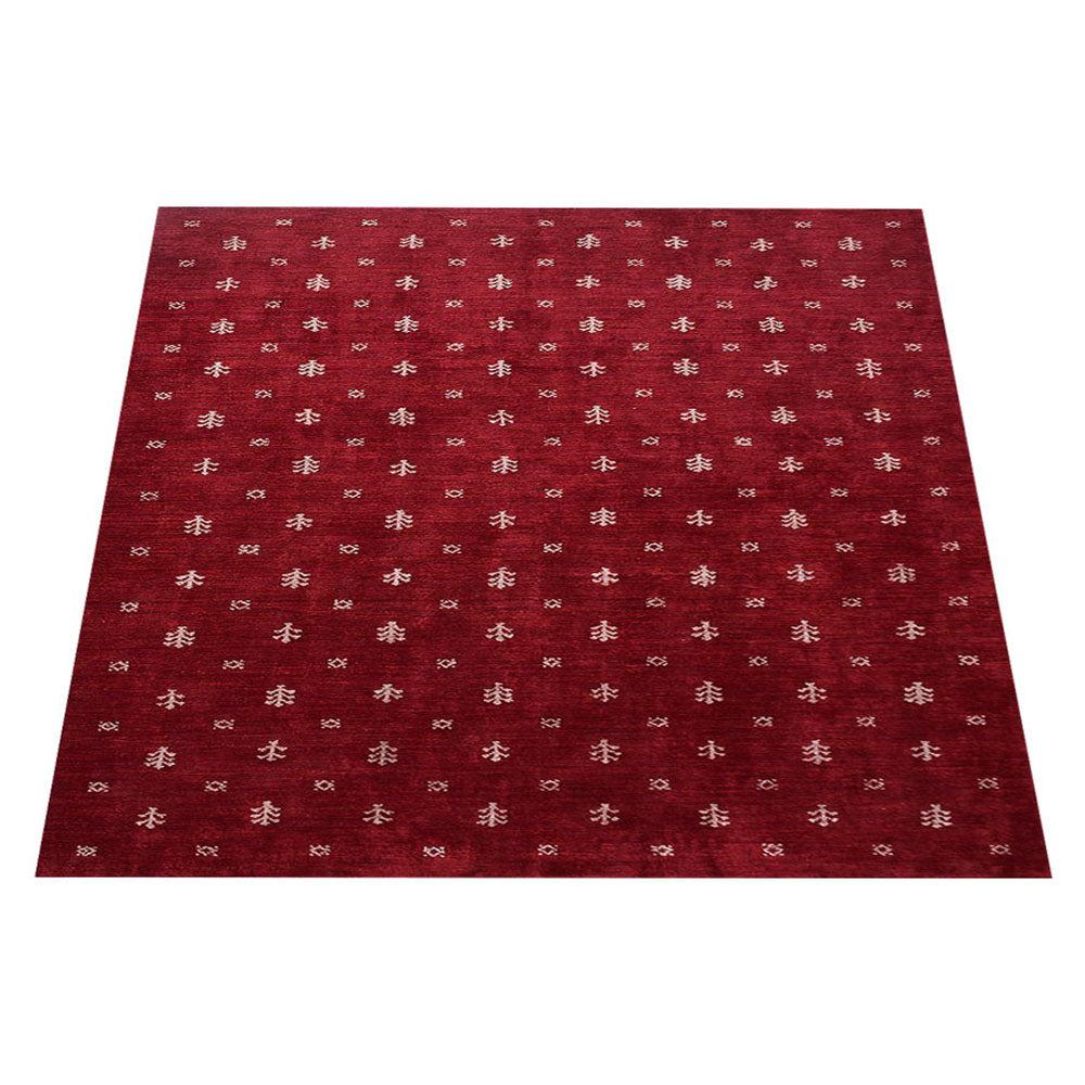 Handmade Ebony Hand-Knotted Wool Rug - Luxurious & Durable for Living Room, Bedroom, or Office Decor