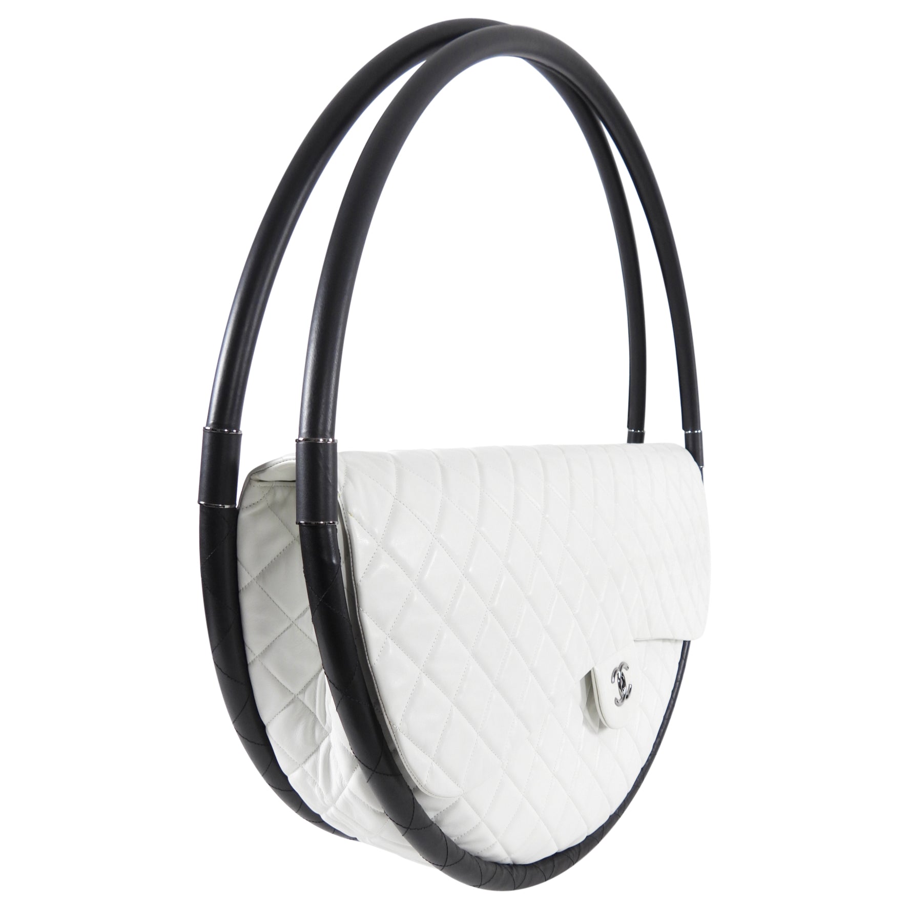 Chanel XL Runway Limited Edition Rare Hula Hoop Bag from SS2013 - Luxury Designer Shoulder Bag for Women, Fashion Statement Accessory for Parties, Events & Special Occasions