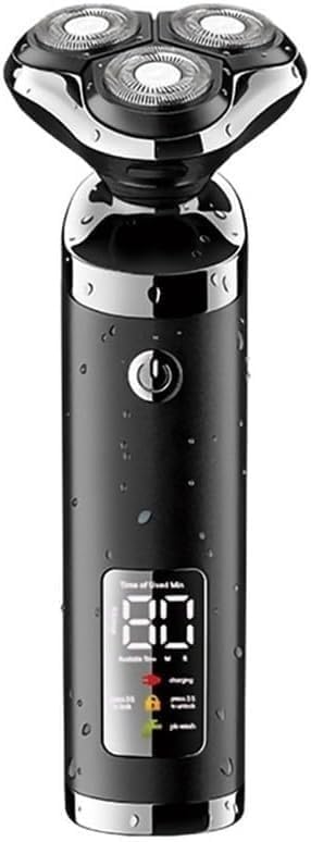 Best Electric Shavers for Bald Men - Wet & Dry Waterproof LCD Shaver with Rechargeable Battery - Perfect for Travel, Gym & Daily Facial Shaving Grooming