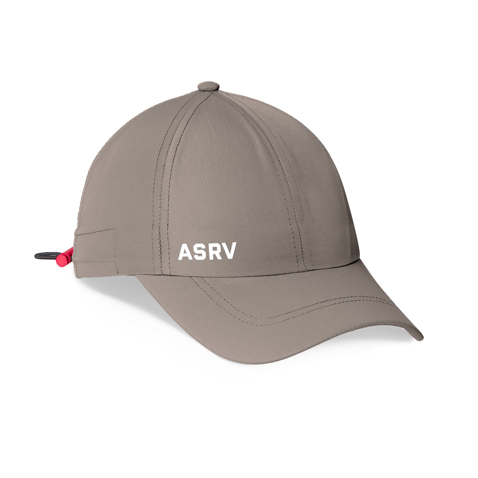 ASRV Performance Cinch Hat - Light Taupe/White - Adjustable Running & Training Cap for Men & Women - Perfect for Jogging, Gym Workouts & Outdoor Activities