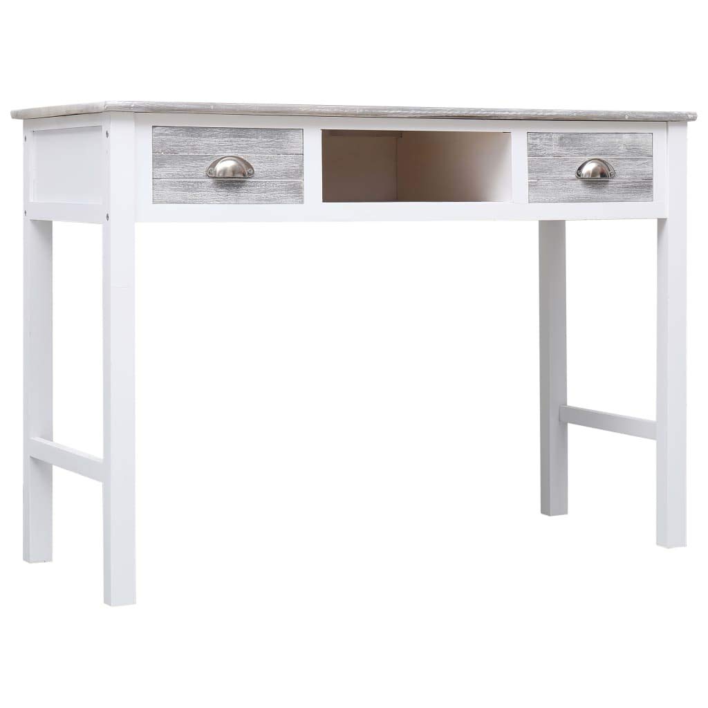 EBTOOLS Adjustable Laptop Desk - Ergonomic Computer Workstation for Home Office, Study Room & Small Spaces - Portable Gray Writing Table with Foldable Legs - Perfect for Remote Work, Online Classes & Bedroom Use