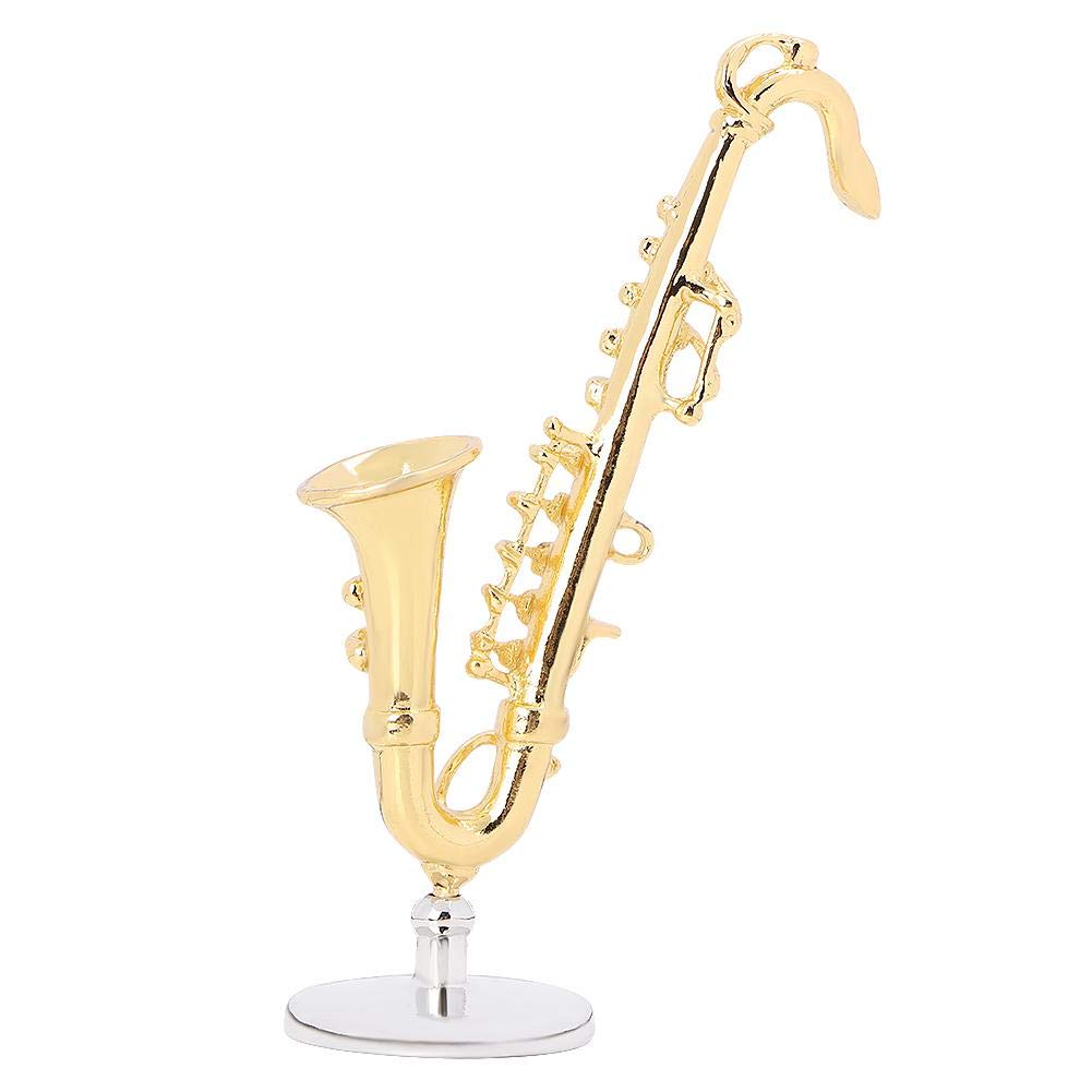 1:12 Miniature Saxophone Toy - Realistic Dollhouse Decor for Boys & Girls - Safe & Comfortable Home Decoration - Perfect for Dollhouse Displays, Music Room Accents & Themed Party Decorations
