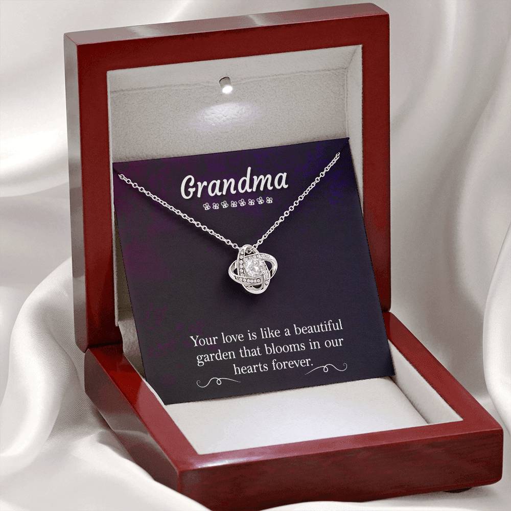 Elegant Jewelry Gifts for Grandma - Sterling Silver Necklace with Heart Pendant | Perfect Birthday, Mother's Day & Christmas Gift for Grandmother | Ideal for Special Occasions & Family Gatherings