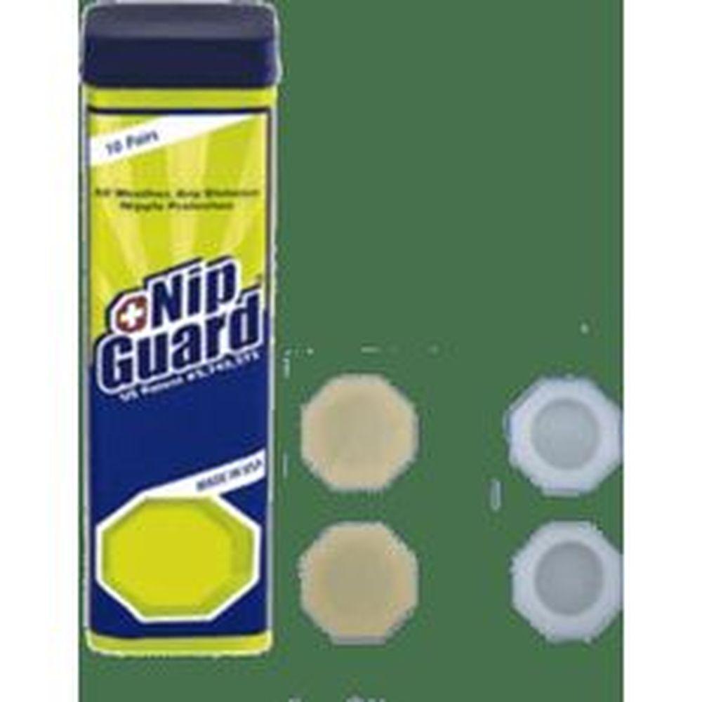 RunGuard NipGuards Anti Chafe Nipple Covers - 10 Pairs of Reusable Chafing Protection for Runners & Athletes - Prevent Nipple Chafing During Running, Cycling & Workouts
