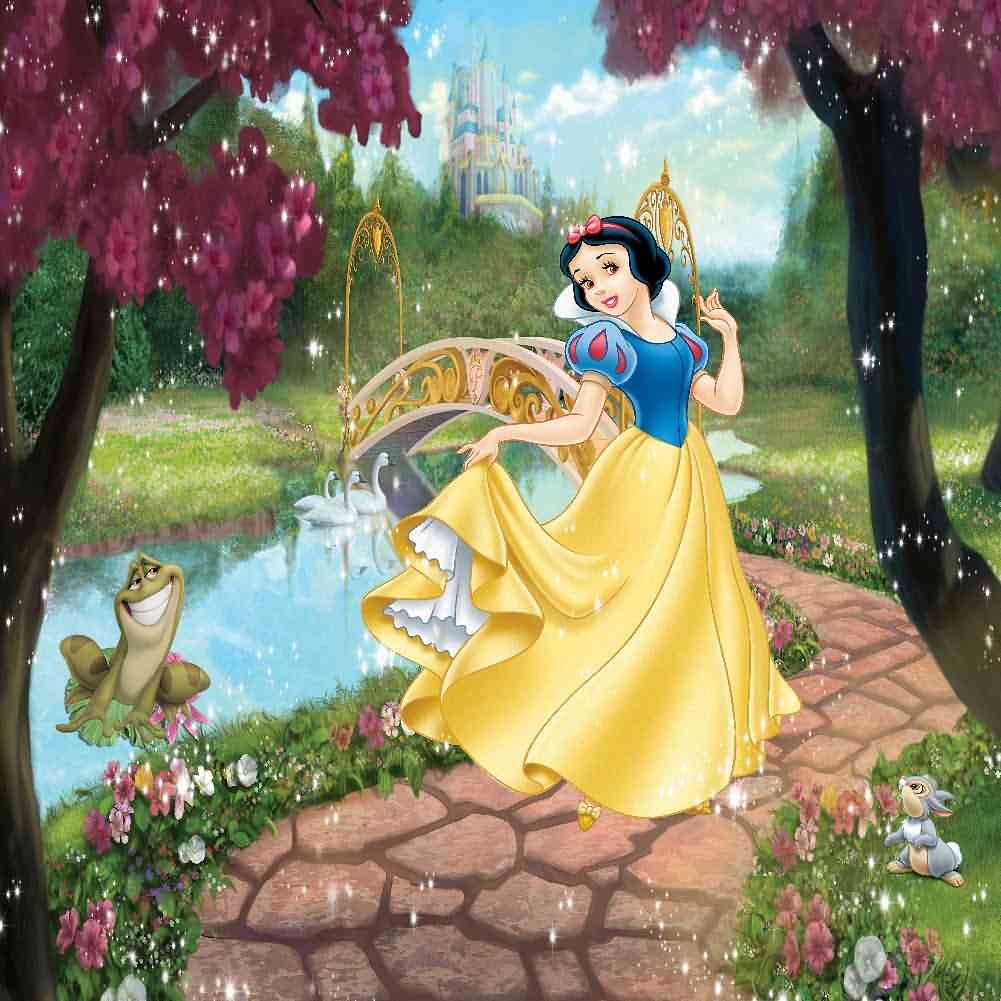 GladsBuy 10x10ft Princess Theme Photography Backdrop - High Resolution Computer Printed Photo Background for Kids Birthday, Baby Shower & Portrait Studio (ZJZ-564)