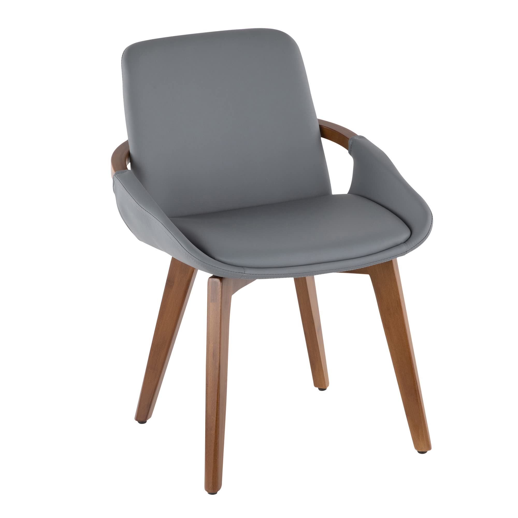 LumiSource Cosmo Chair - Mid-Century Modern Upholstered Dining Chairs Set of 2, Comfortable Kitchen Chairs for Dining Table - Perfect for Home, Restaurant and Office Use