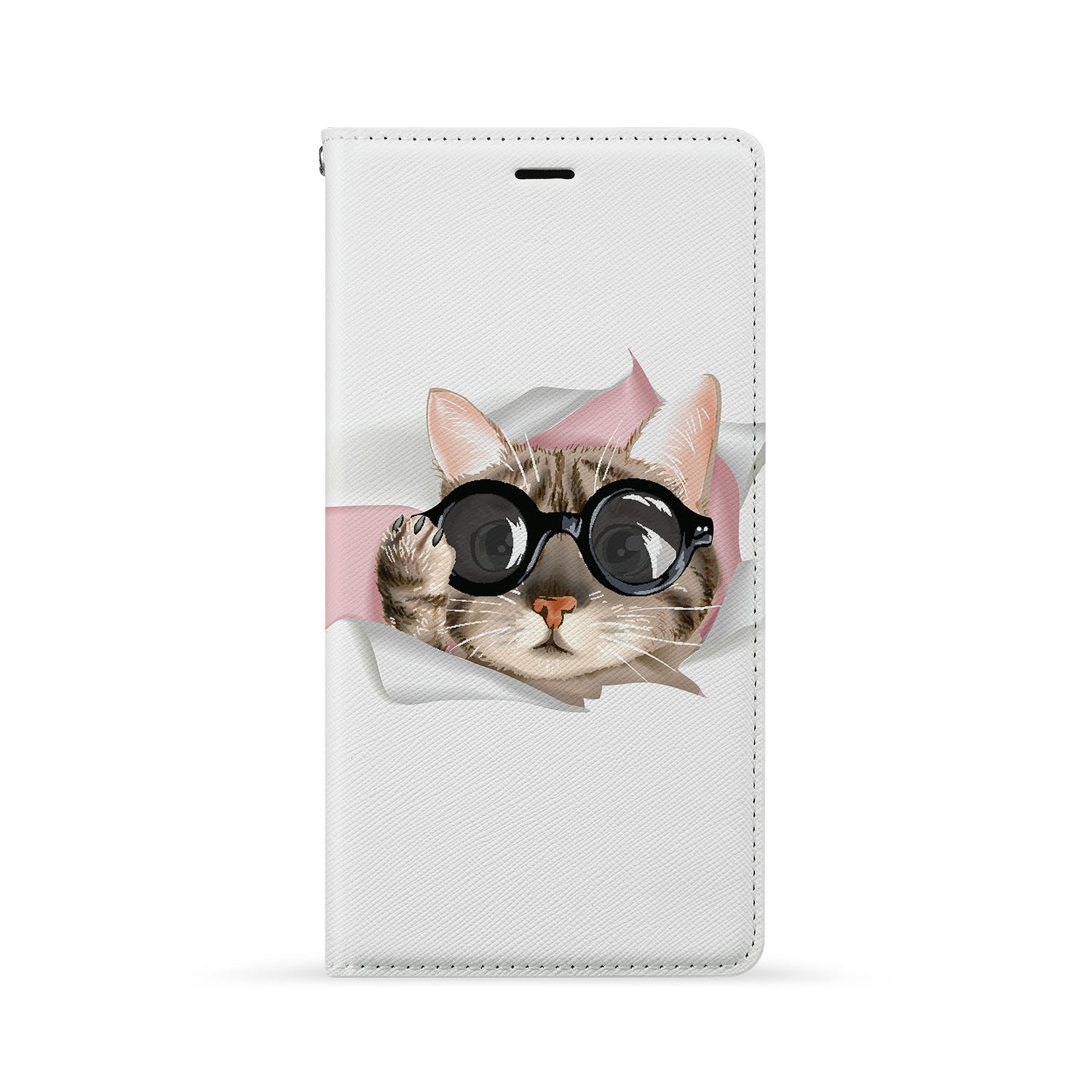 iPhone Wallet Case with Card Holder - Slim & Secure Phone Cover for iPhone 13/14/15 Pro Max - Cute Cat Design - Perfect for Travel, Shopping & Everyday Use