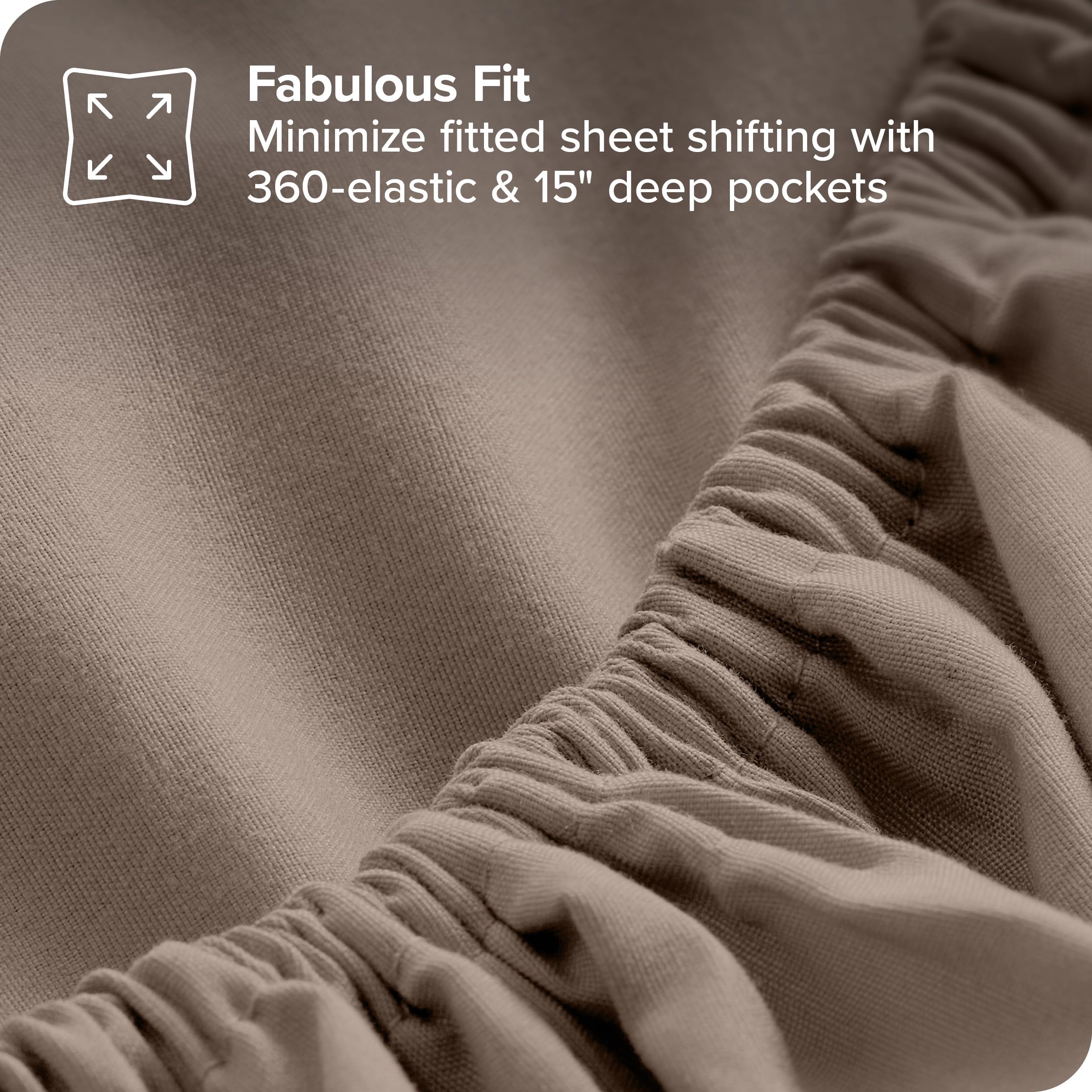 Bare Home Reversible Down Alternative Comforter & Sheet Set - Full Size Bedding Set in Taupe/Sand - Ultra Soft & Breathable for All Seasons - Perfect for Guest Rooms, Dorms, and Cozy Bedrooms