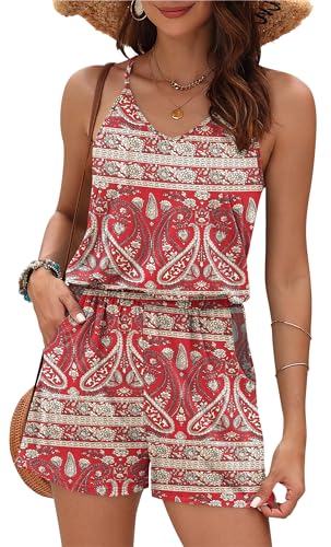 Boho Floral Red