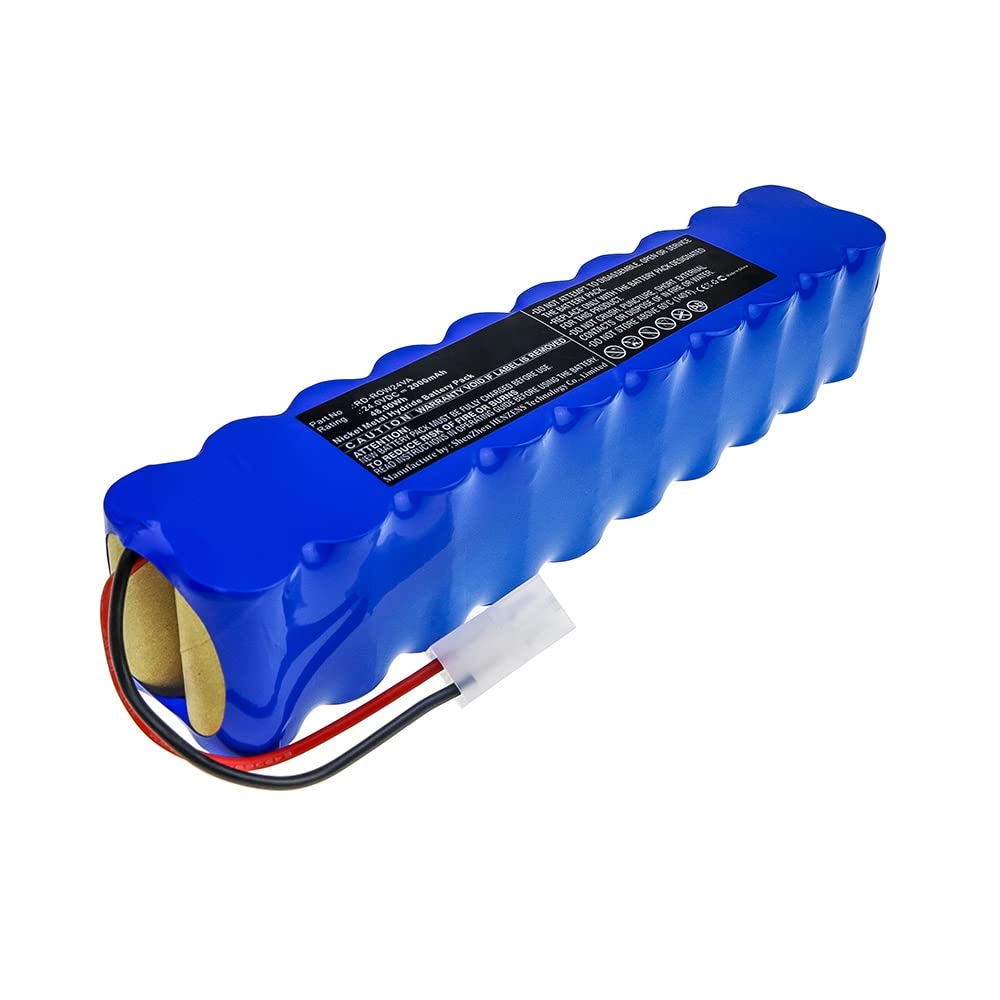 Synergy Digital 24V 2000mAh Ni-MH Replacement Vacuum Cleaner Battery for Rowenta RD-ROW24VA - Ultra High Capacity, Long Lasting Power for Deep Cleaning Floors, Carpets & Pet Hair | Perfect for Home & Office Use