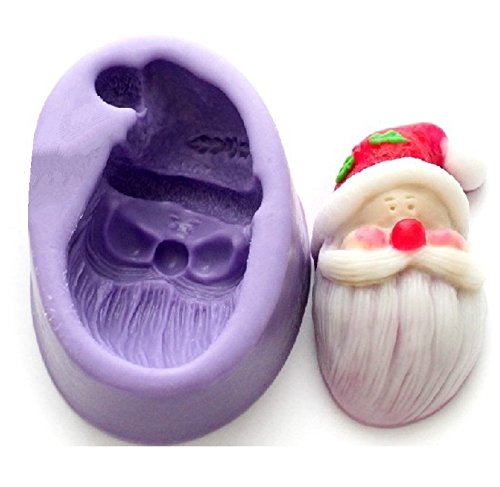 Premium Silicone Christmas Santa Claus Molds for Fondant, Candy, Cake Decorating & DIY Crafts – Perfect for Holiday Baking, Party Treats & Homemade Gifts