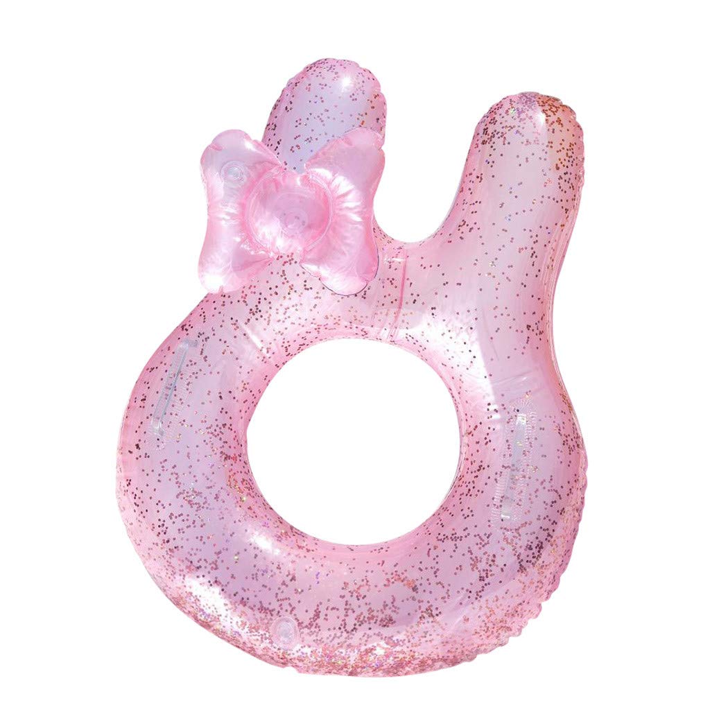 **Inflatable Dinosaur Pool Float for Kids - 60CM Pink Swimming Ring, Summer Beach & Pool Toy for Toddlers - Perfect for Water Play, Parties, and Outdoor Fun**