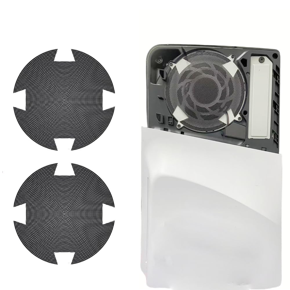PS5 Slim Dust Cover - 2 Pack Dustproof Mesh Protector for PS5 Slim Cooling Vents, Anti-Dust & Dirt Protection Filter - Perfect for Gaming Console Maintenance & Long-Term Storage