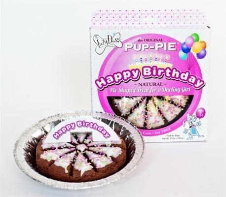 Original Pup PIE Birthday Girl Dog Cake - Delicious Birthday Treat for Small Dogs & Puppies - Perfect for Birthday Parties & Special Celebrations