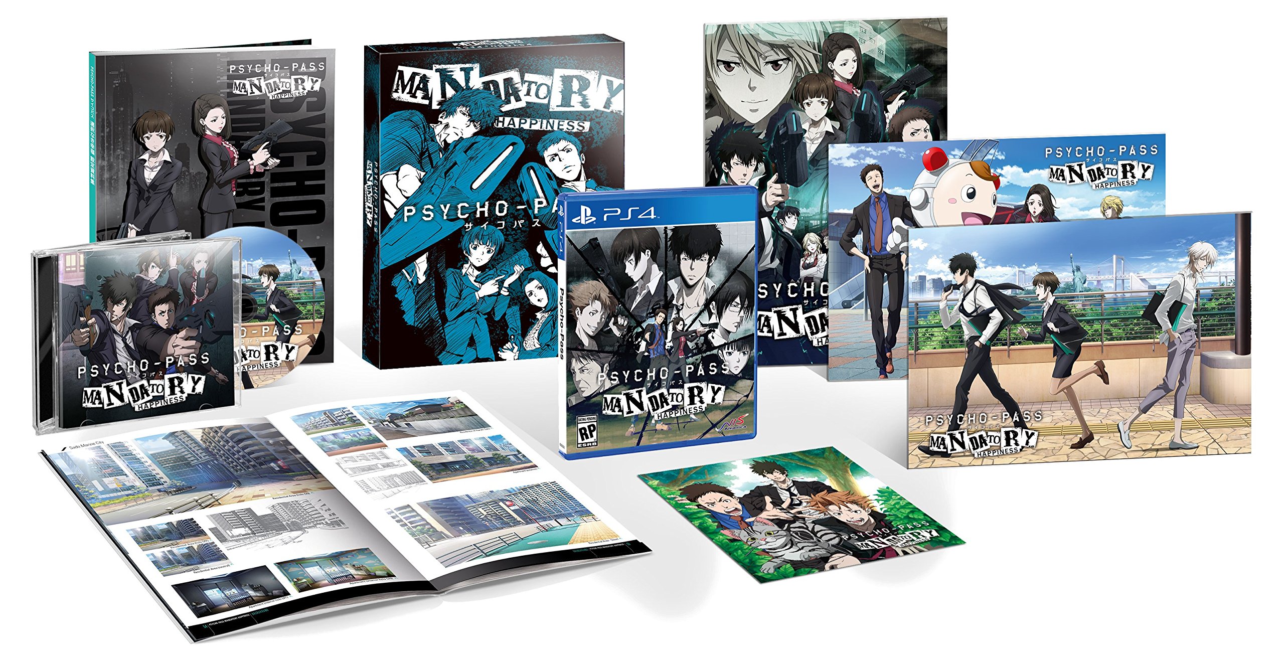 PSYCHO-PASS: Mandatory Happiness - Limited Edition PS4 Game | Anime Visual Novel Adventure | Perfect for Fans & Collectors | Play at Home or Gaming Events
