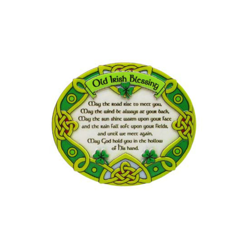 Traditional Irish Blessing Fridge Magnet - Inspirational Home Decor for Kitchen, Office & Gifts | Perfect for St. Patrick's Day & Irish-Themed Parties