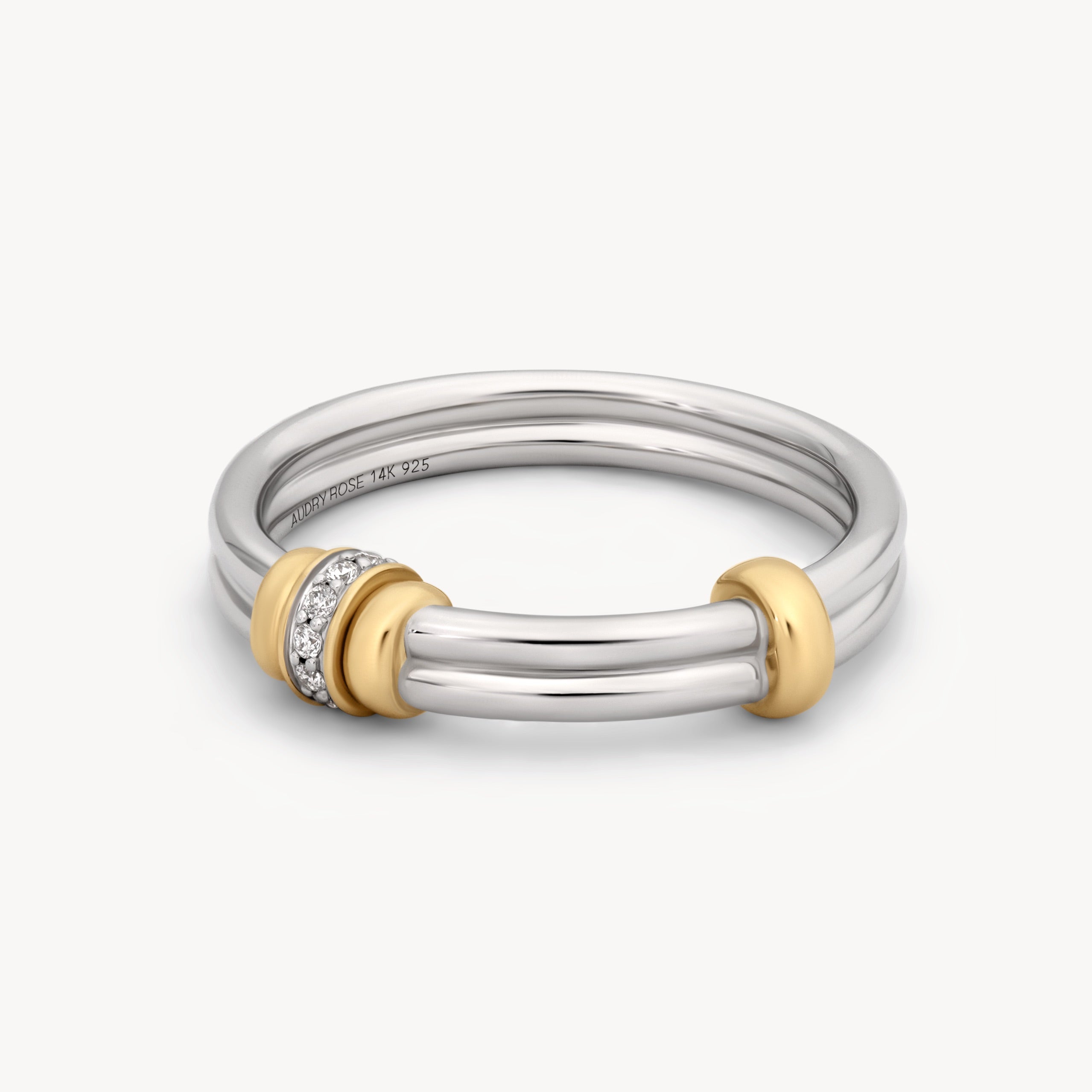 Golden Arc Ring - Elegant 14K Gold Plated Minimalist Ring for Women - Perfect for Everyday Wear, Gift Giving & Special Occasions