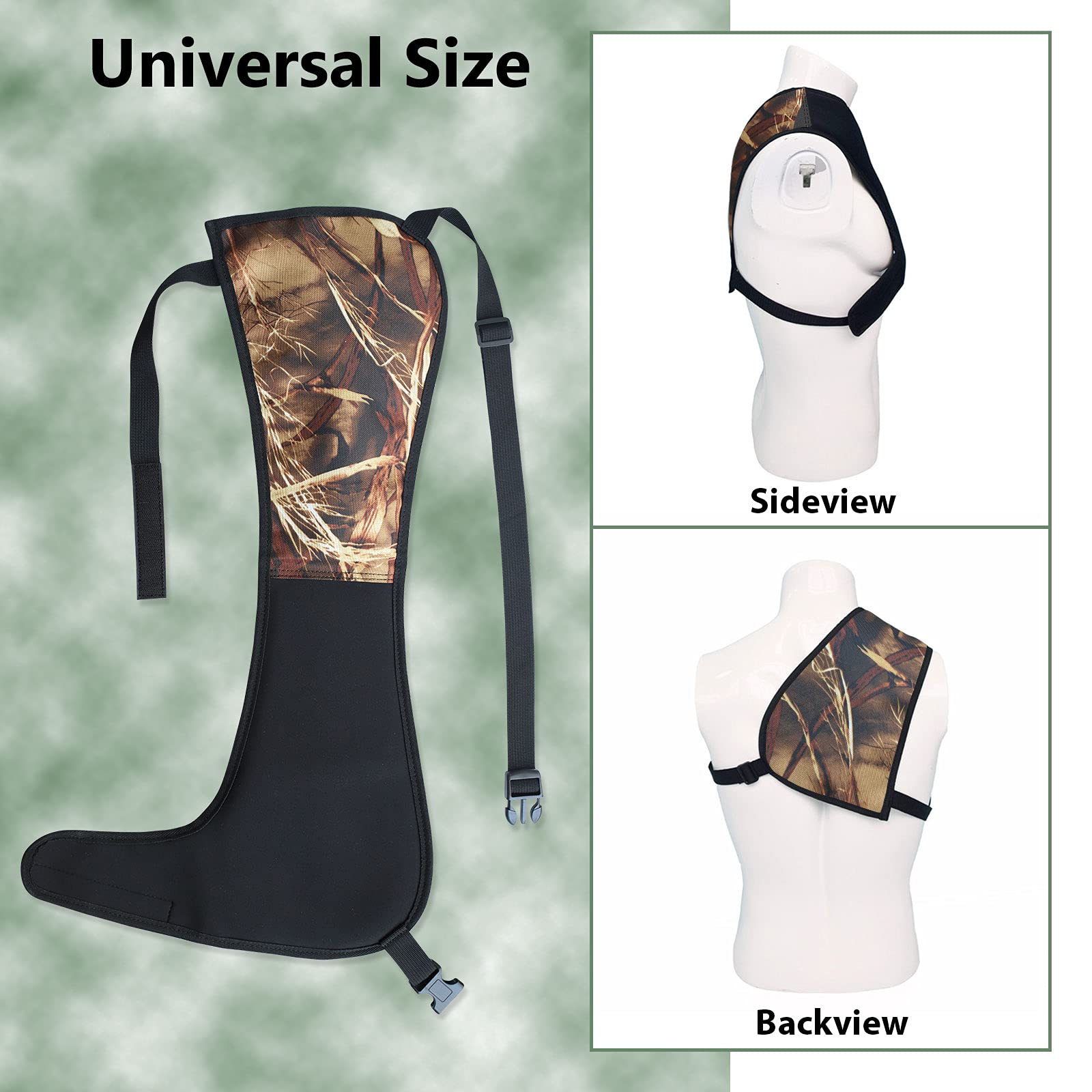 Shockproof Shooting Pads for Hunting & Outdoor Sports - Protective Knee & Elbow Pads for Comfortable Shooting Practice (Ideal for Range Training, Tactical Drills & Field Hunting)