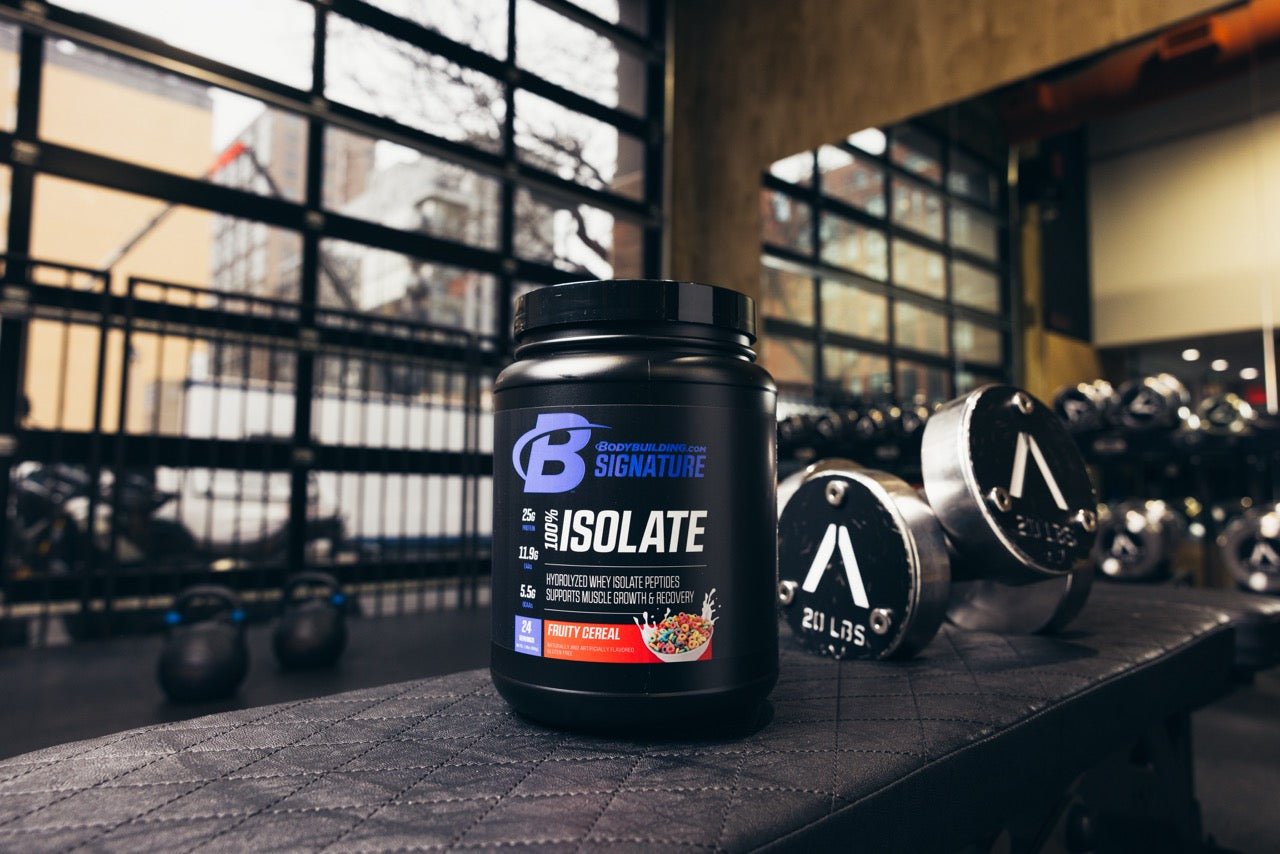 Bodybuilding.com Signature 100% Whey Protein Isolate Powder - 24 Servings for Muscle Recovery & Growth - Ideal for Post-Workout & Fitness Enthusiasts