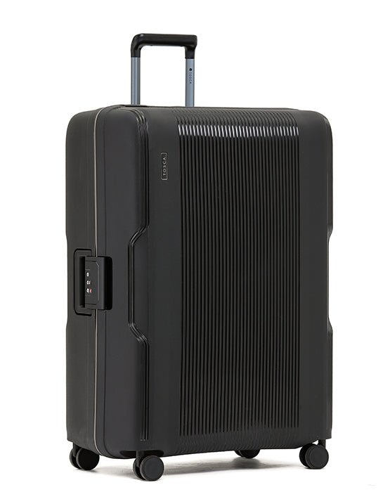 Tosca KNOX 29 Inch Large Full Framed Spinner Luggage - Black | Perfect for Business Travel & Vacation Suitcase