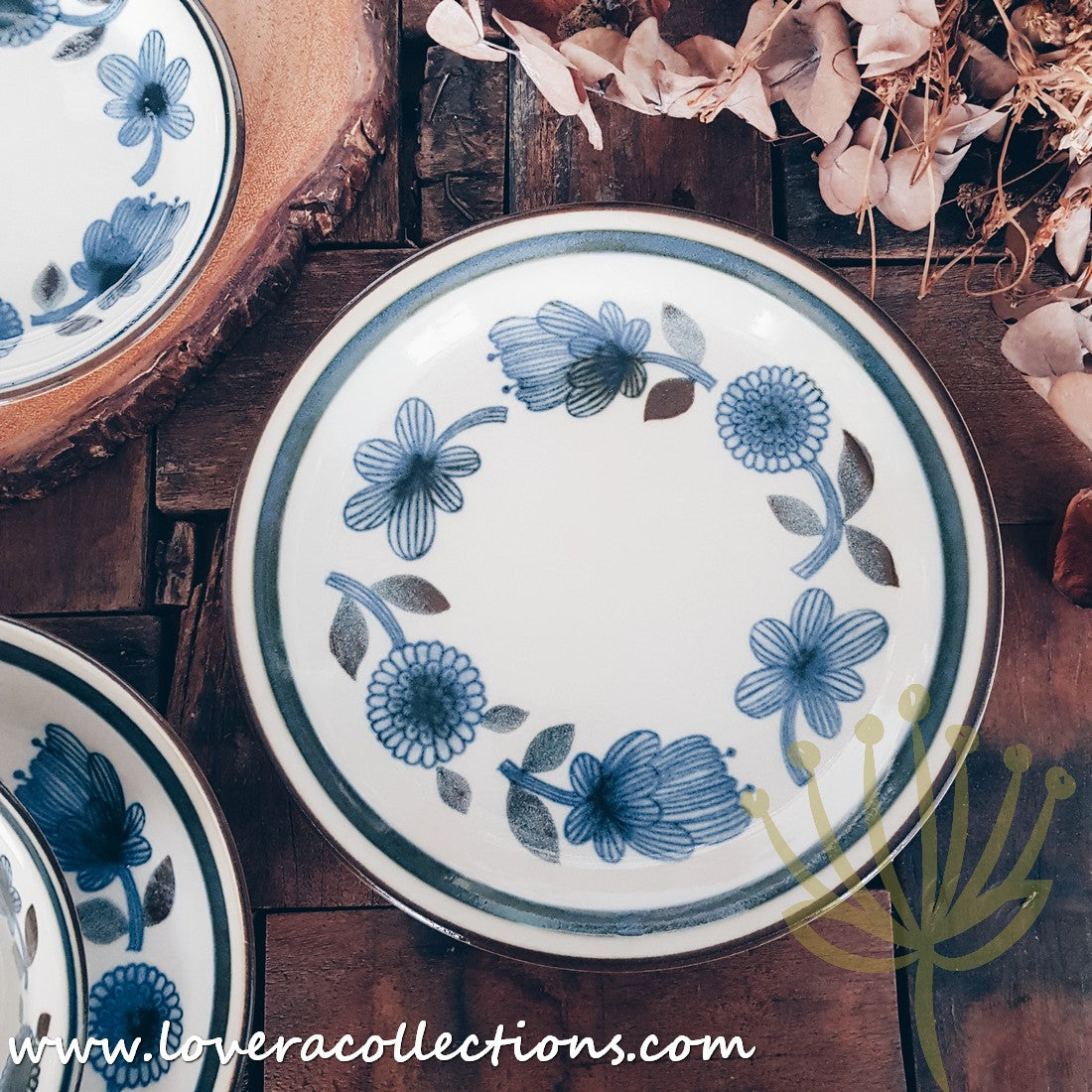 Scandinavian Floral Dinnerware Set - Elegant Porcelain Plates & Bowls for Home Dining & Entertaining - Perfect for Everyday Meals, Parties & Special Occasions