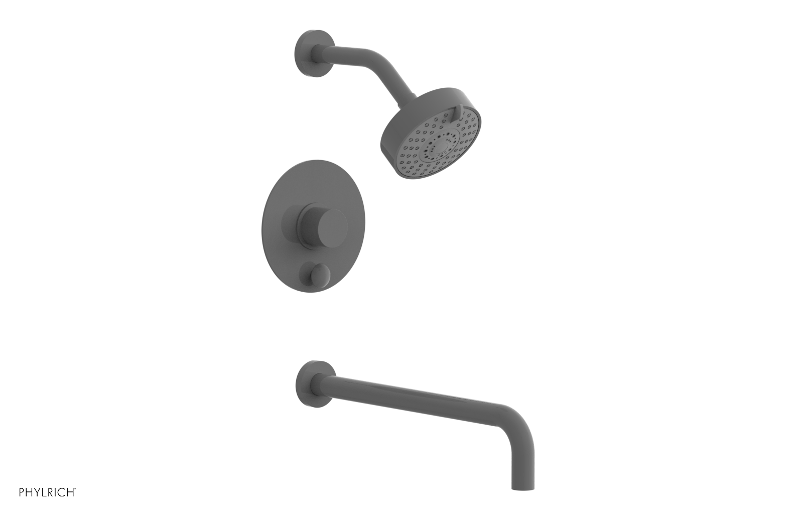 BASIC II 14 Pressure Balance Tub and Shower Faucet Set - Chrome Finish - 230 27 14 - Perfect for Bathroom Renovation and Modern Home Upgrades