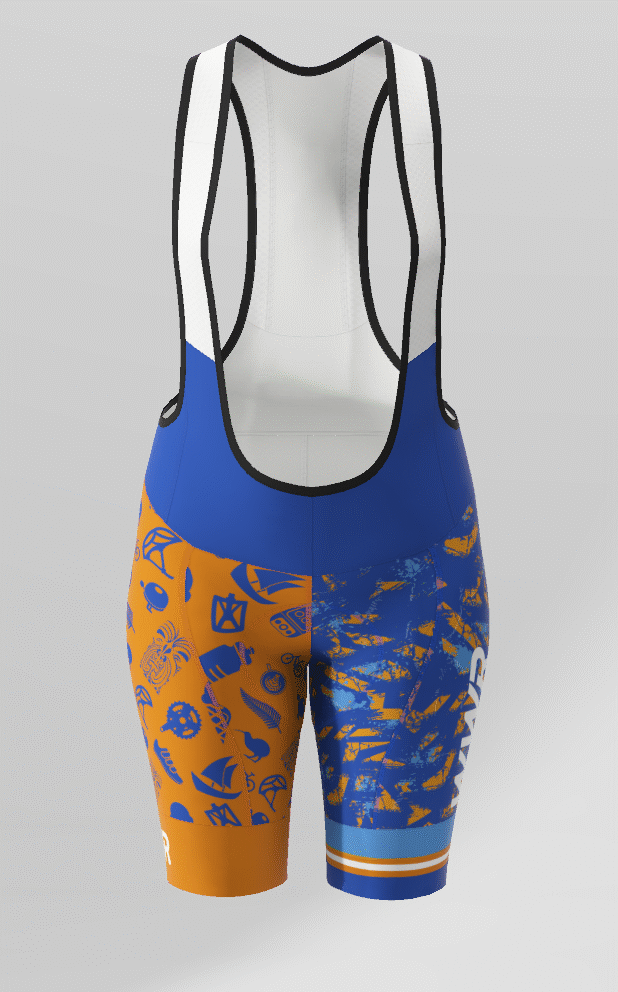 Warkworth Riders Speed Bibs (B03) - High-Performance Cycling Shorts with Bold Design for Men & Women | Perfect for Road Biking, Training & Competitions