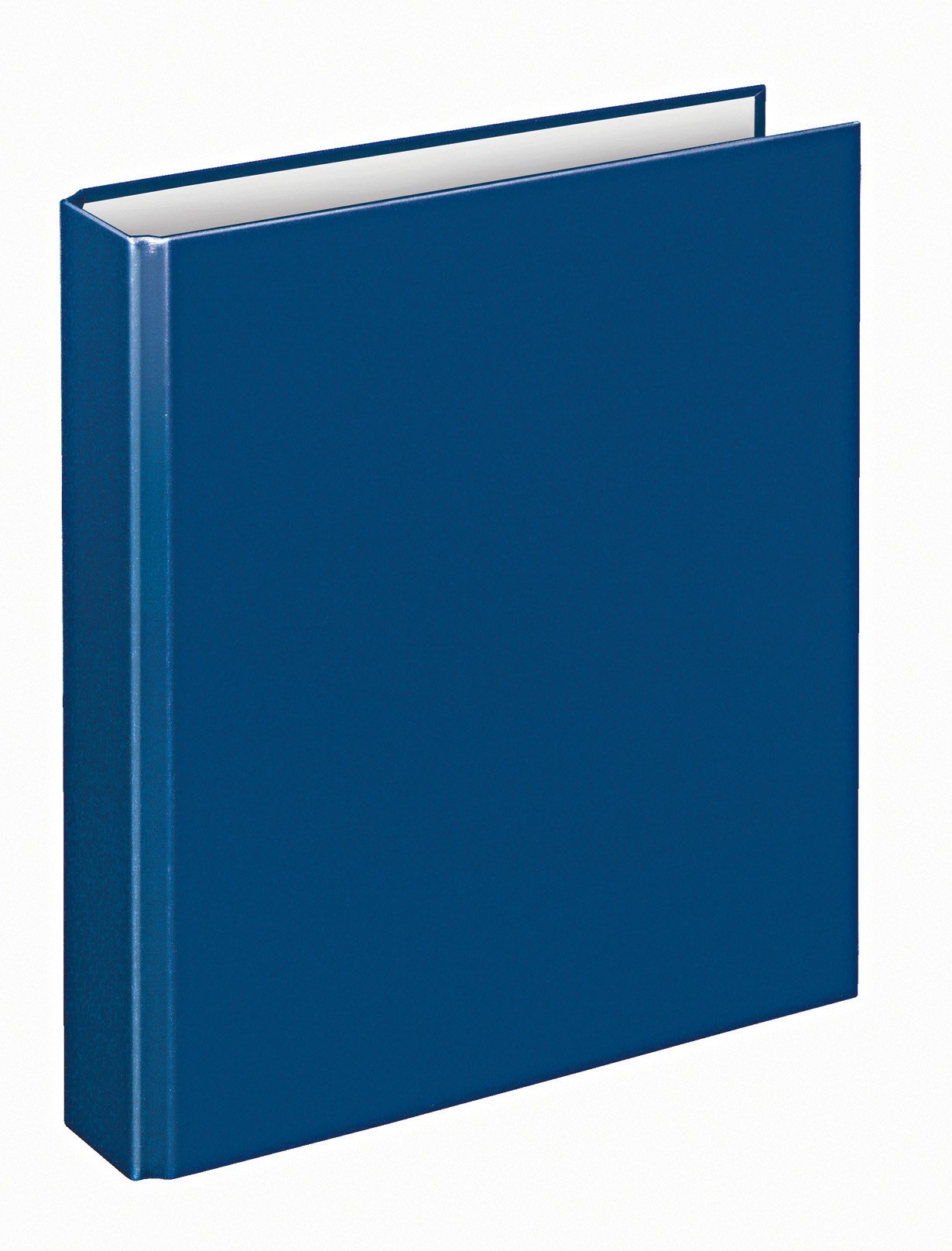 Veloflex Basic 1153050 4-Ring Binder A5 Size (196 x 230 x 30mm) - Blue Cardboard for School, Office & Home Organization | Durable 4-Ring Mechanism for Documents, Notes & Presentations