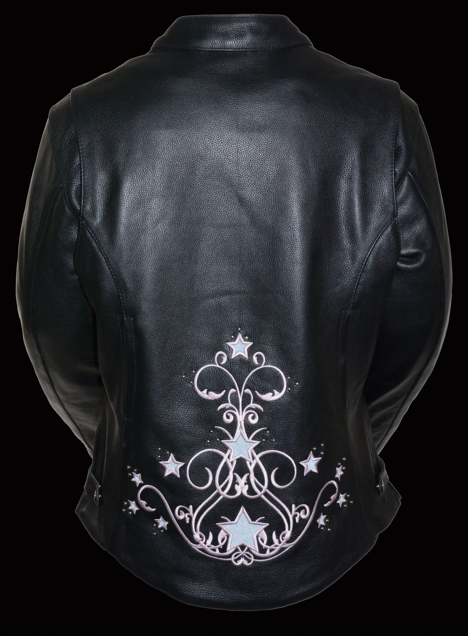 Milwaukee Women's Reflective Stars Jacket - Black/Pink, XXX-Large | Windproof Winter Coat for Outdoor Running, Cycling & Night Safety
