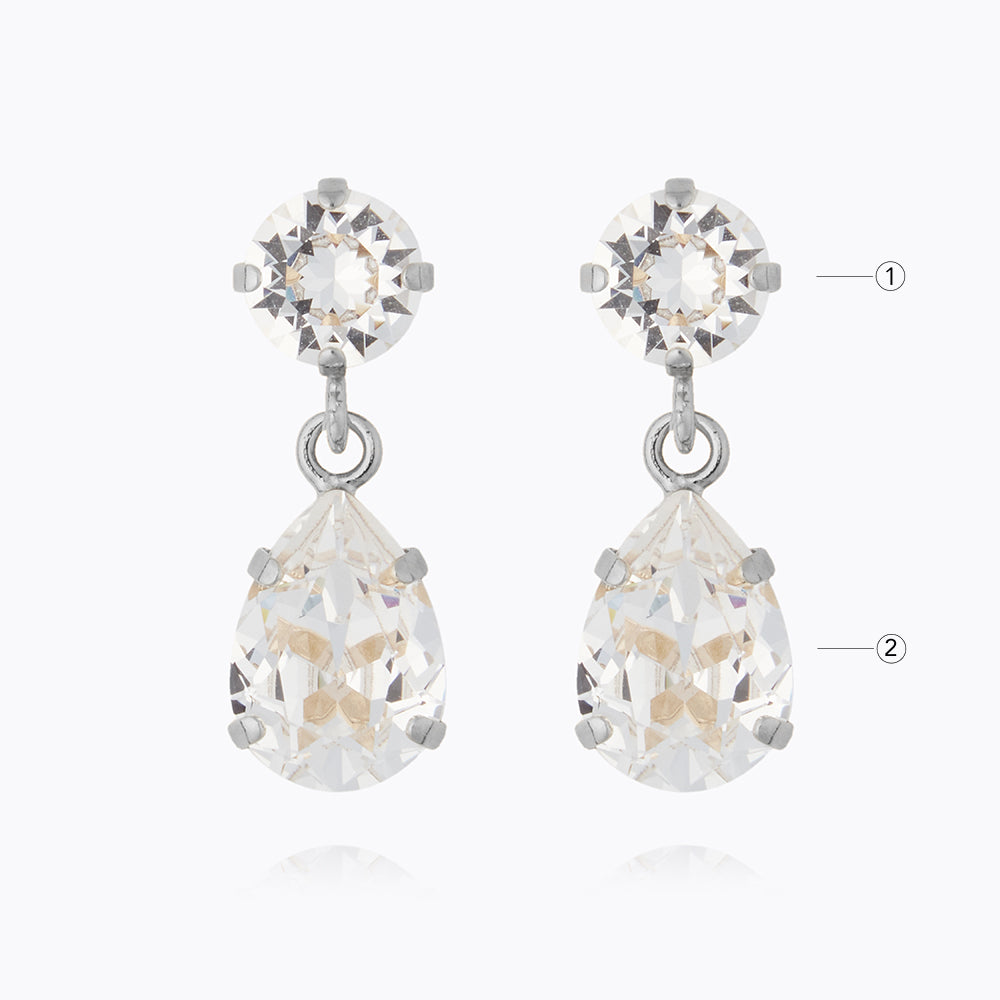 Mini Drop Earrings for Women - Dainty & Elegant Jewelry in Any Color - Perfect for Parties, Weddings & Everyday Wear