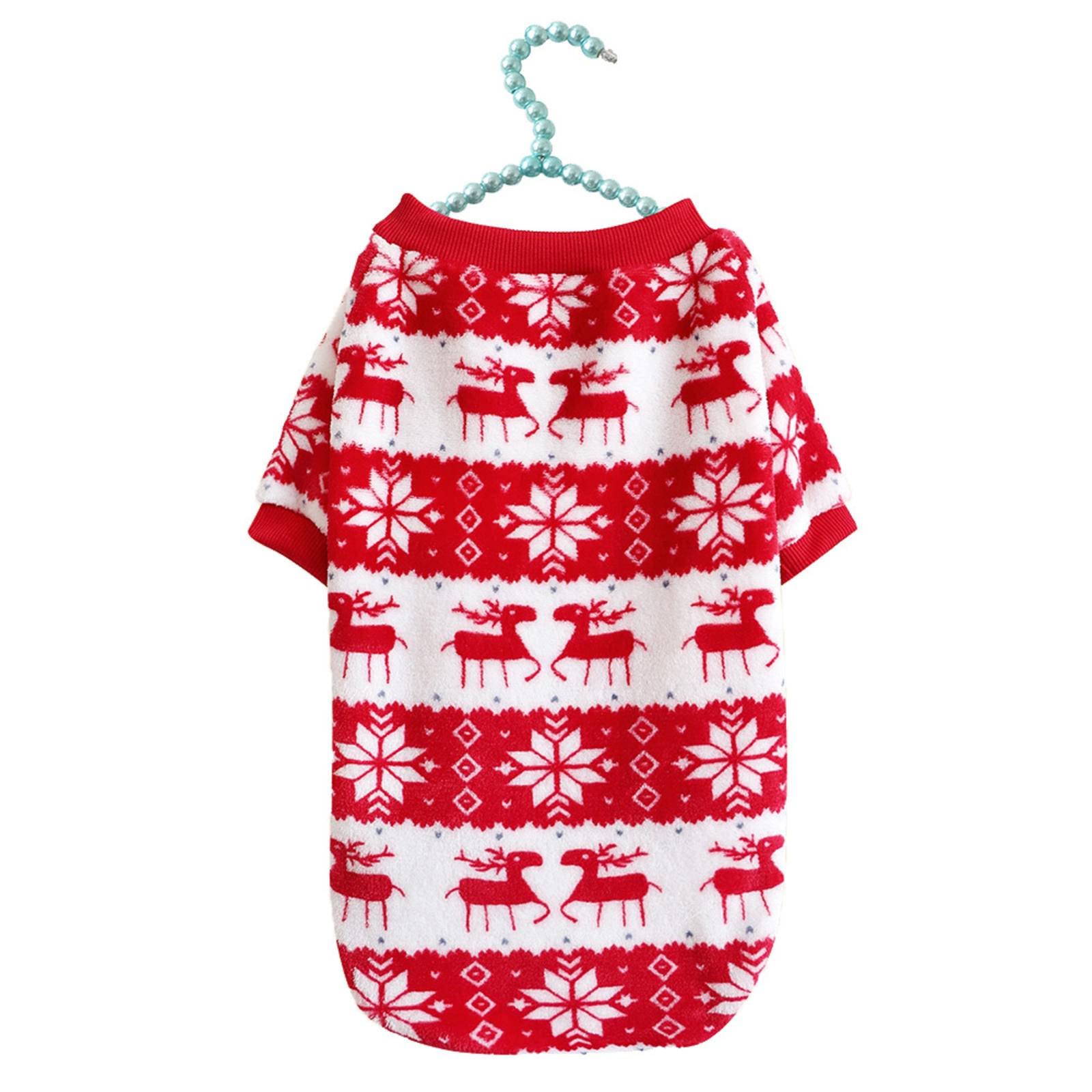 Wholesale Winter Pet Clothes for Cats & Dogs - Warm Thickened Cold-Proof Pet Sweaters for Autumn & Christmas | Cozy Seasonal Outfits for Indoor & Outdoor Activities