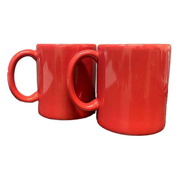 Valentine's Day Coffee Mugs Set of 2 - Romantic Red Heart Couple Mugs for Valentine's Gifts, Anniversary, Wedding, or Coffee Lovers - Perfect for Hot Chocolate, Tea, and Coffee at Home