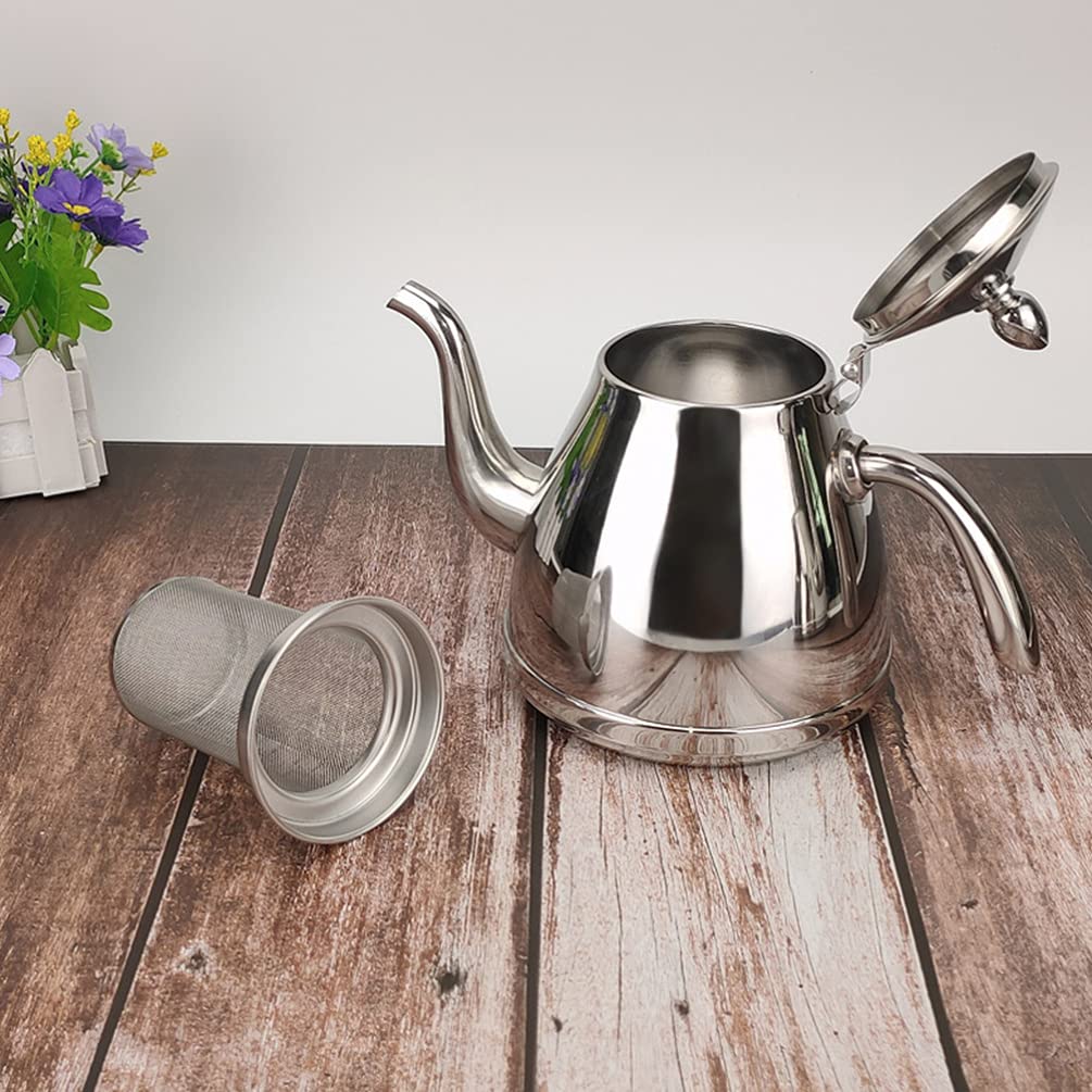 **Cabilock 1pc Stainless Steel Electric Water Kettle - Fast Boiling, Household Tea Kettle for Coffee, Tea & Hot Water - Perfect for Home, Office & Dorm Use**