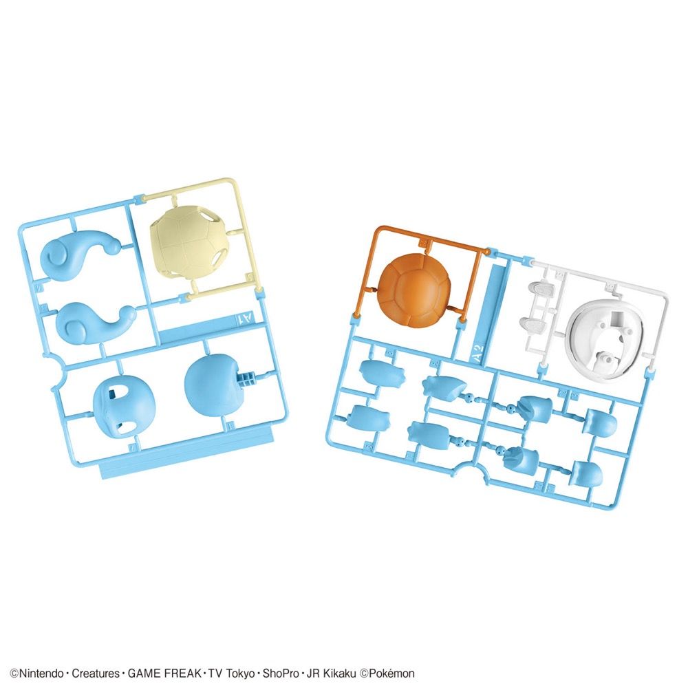 Bandai Quick Model #17 Pokemon Squirtle/Zenigame Plastic Model Kit - Build & Display for Anime Fans & Collectors - Perfect for Home Decor, Gifts & Pokemon Themed Parties