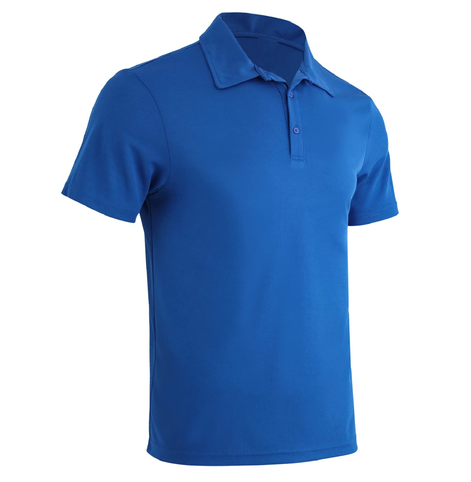 Facitisu Men's Performance Polo Shirts - Moisture Wicking Active Short Sleeve Shirt for Workout, Golf & Casual Wear | Breathable & Quick-Dry Athletic Top for Sports & Outdoor Activities