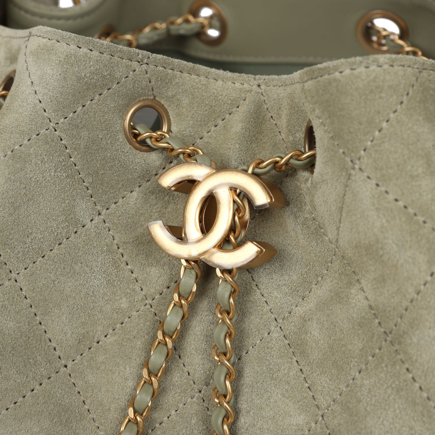 Chanel Medium 25 Hobo Bag in Olive Green Suede with Antique Gold Hardware - Luxury Shoulder Bag for Women, Perfect for Date Night & Evening Events
