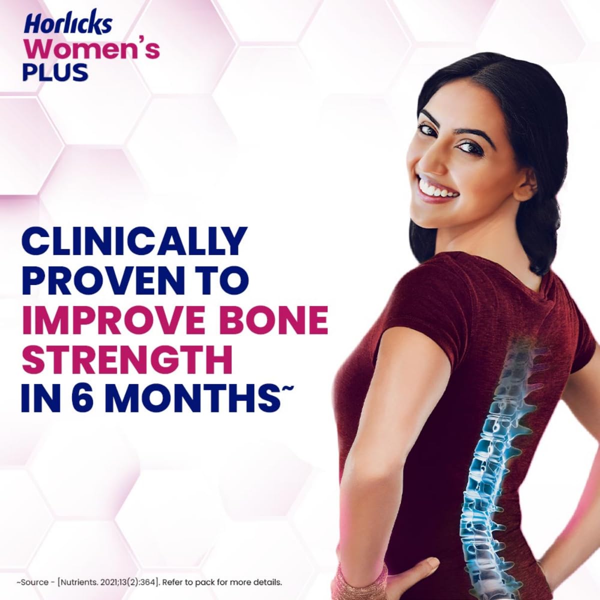 Horlicks Women's Plus Chocolate Nutrition Drink Powder 400g Refill Pack - Calcium & Vitamin D for Strong Bones, No Added Sugar | Ideal for Women's Health, Pregnancy & Lactation Support
