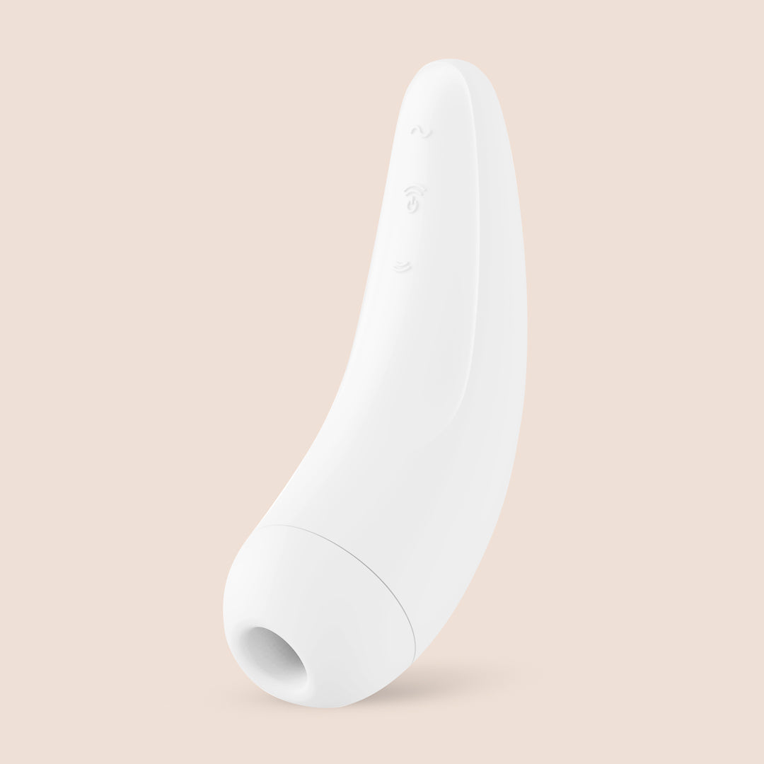 Satisfyer Curvy 2+ Air Pulse Stimulation & Vibrations Clitoral Stimulator for Women - Perfect for Solo Play & Couples Intimacy