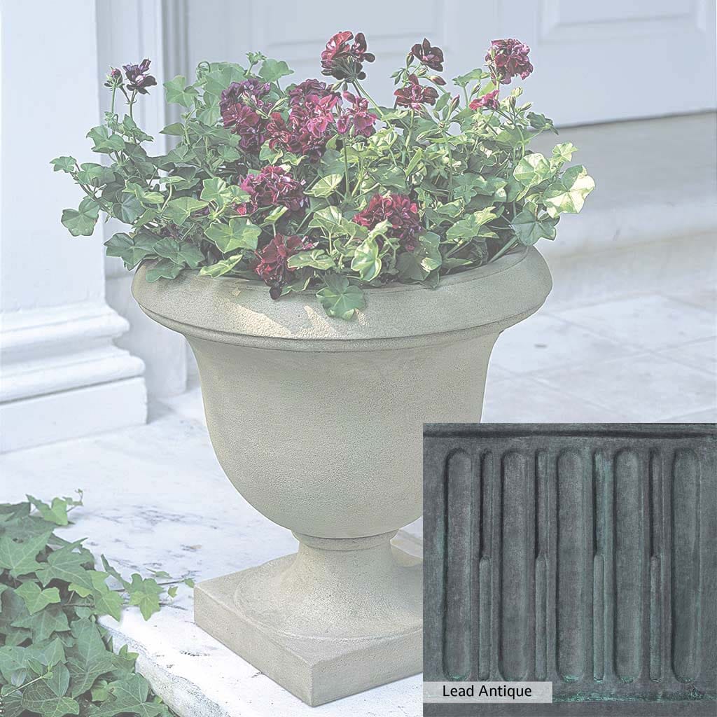 Campania International Litchfield Urn - Elegant Outdoor Garden Planter for Flowers & Plants - Perfect for Patio, Porch, and Landscape Decor