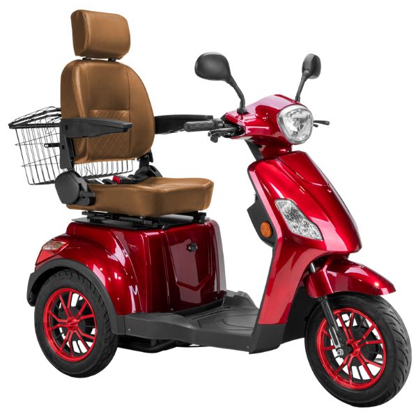 Bespoke Legacy Full Size 3 Wheel Mobility Scooter for Adults - Lightweight Electric Scooter with Long Battery Life - Perfect for Outdoor, Shopping & Travel