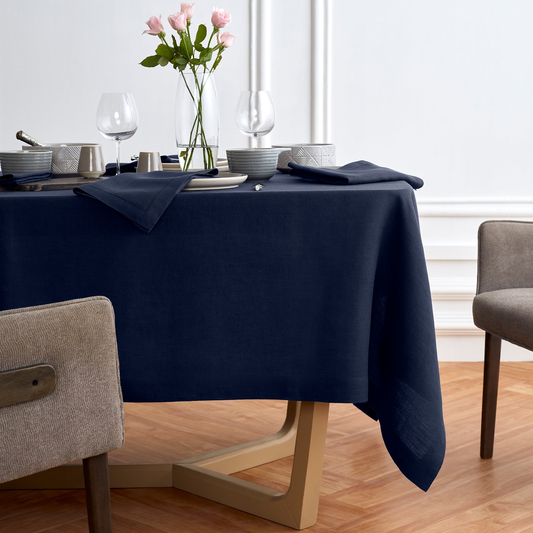 Sonoma Tablecloth - Premium Cotton Table Cover for Dining & Decor | Perfect for Parties, Weddings & Home Decor