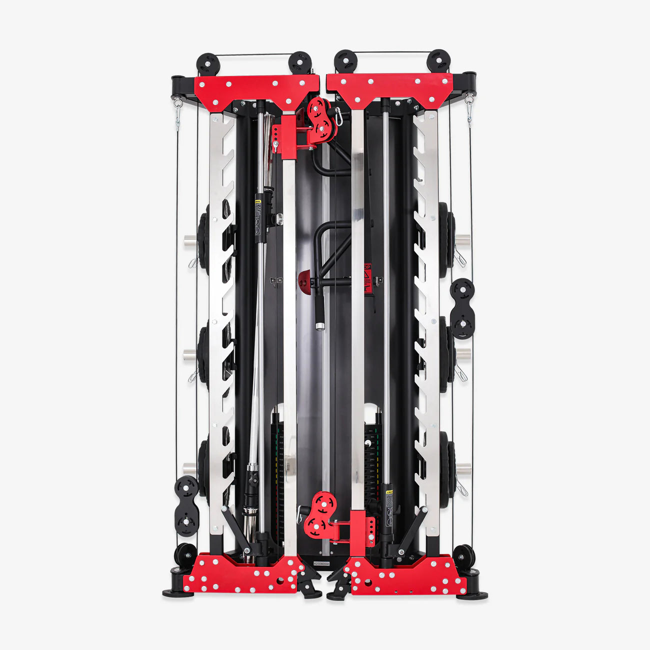 Atlas Strength AL-3107 Light Commercial Folding Smith Machine - Heavy Duty Home & Gym Strength Training Equipment for Weightlifting & Fitness Workouts