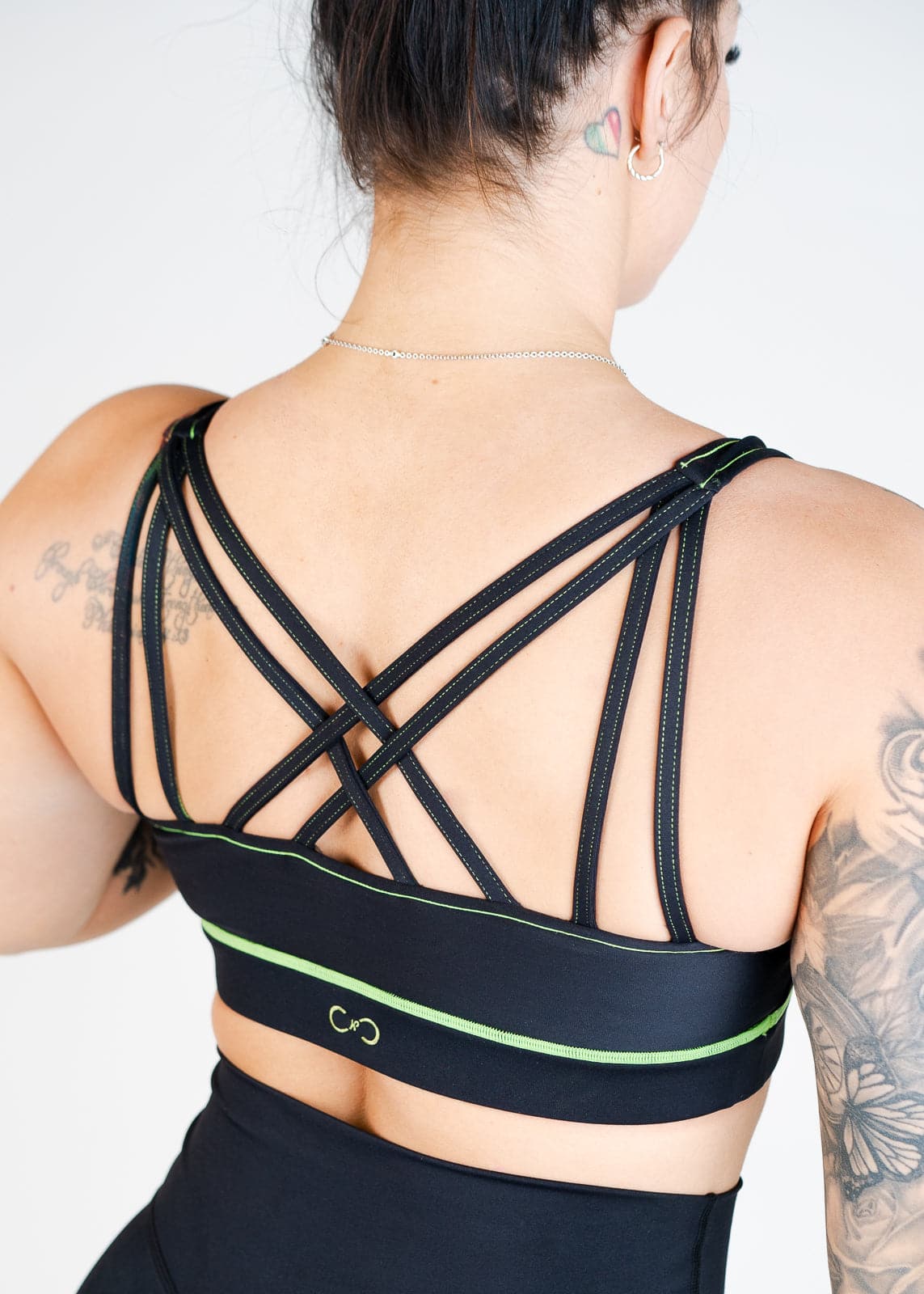 Contour Bra in Neon Green - Seamless Comfort for Yoga, Workouts & Everyday Wear