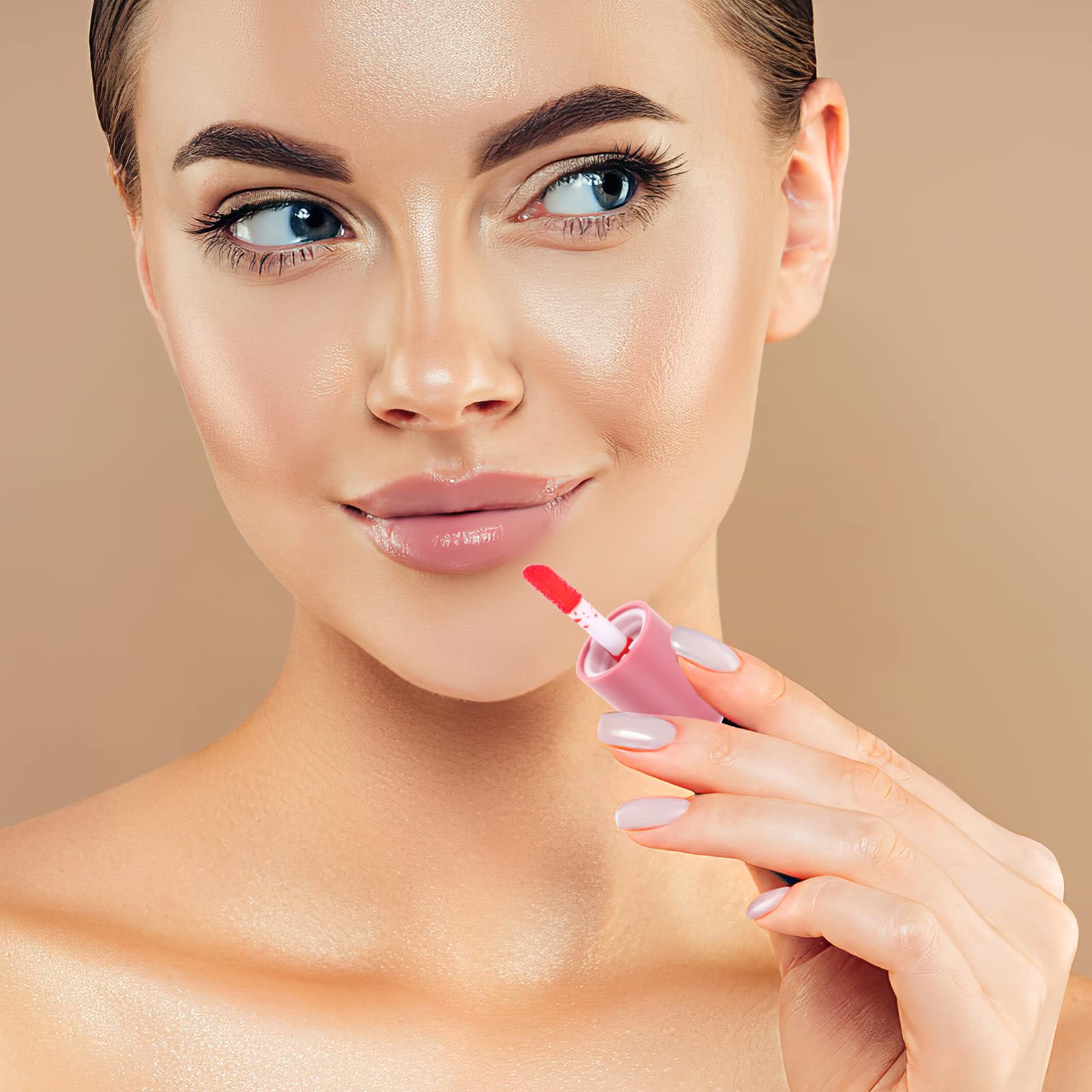 3PCS Lip Plumping Gloss Set - Hydrating Lip Tint, Moisturizing Lip Oil & Nourishing Lip Balm for Soft Fuller Lips | Perfect for Daily Lip Care, Makeup Looks & Nighttime Lip Treatment