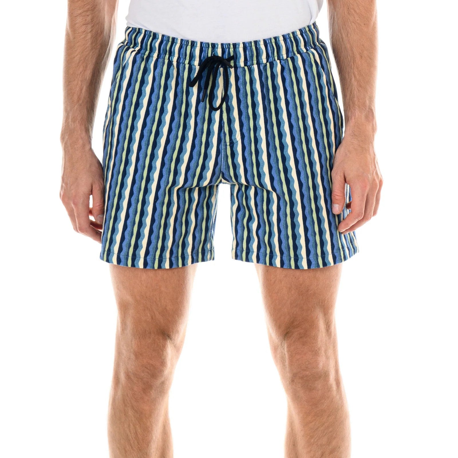 OP Palm Volley 6 Men's Athletic Shorts - Lightweight Quick-Dry Blue Sports Shorts for Running, Gym Workouts & Beach Volleyball