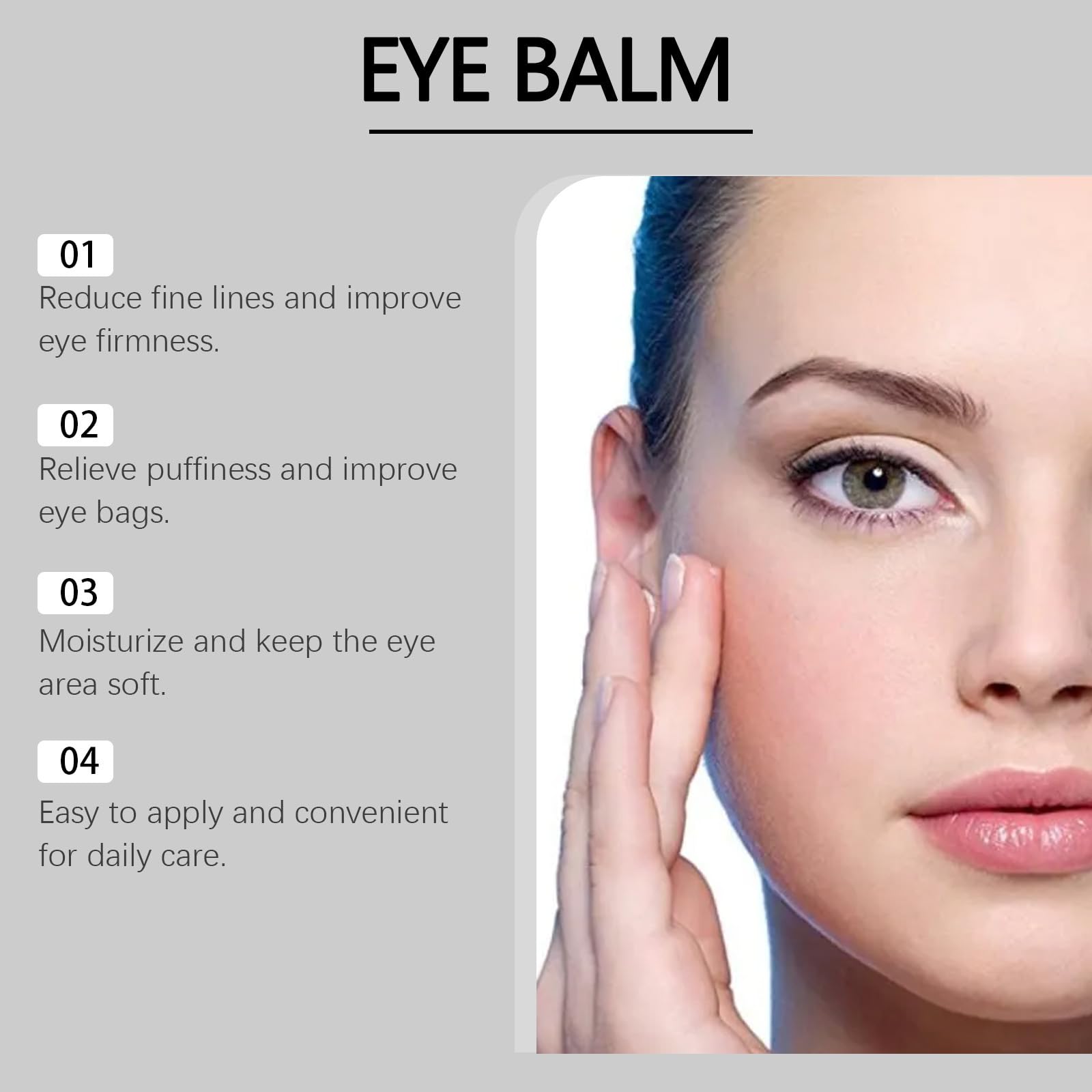 Lumibalm Instant Under Eye Bags Treatment Stick - Dark Circle & Puffiness Erasing Serum for Bright, Refreshed Eyes - Perfect for Morning Routine, Travel & Nighttime Skincare (1 Pack)