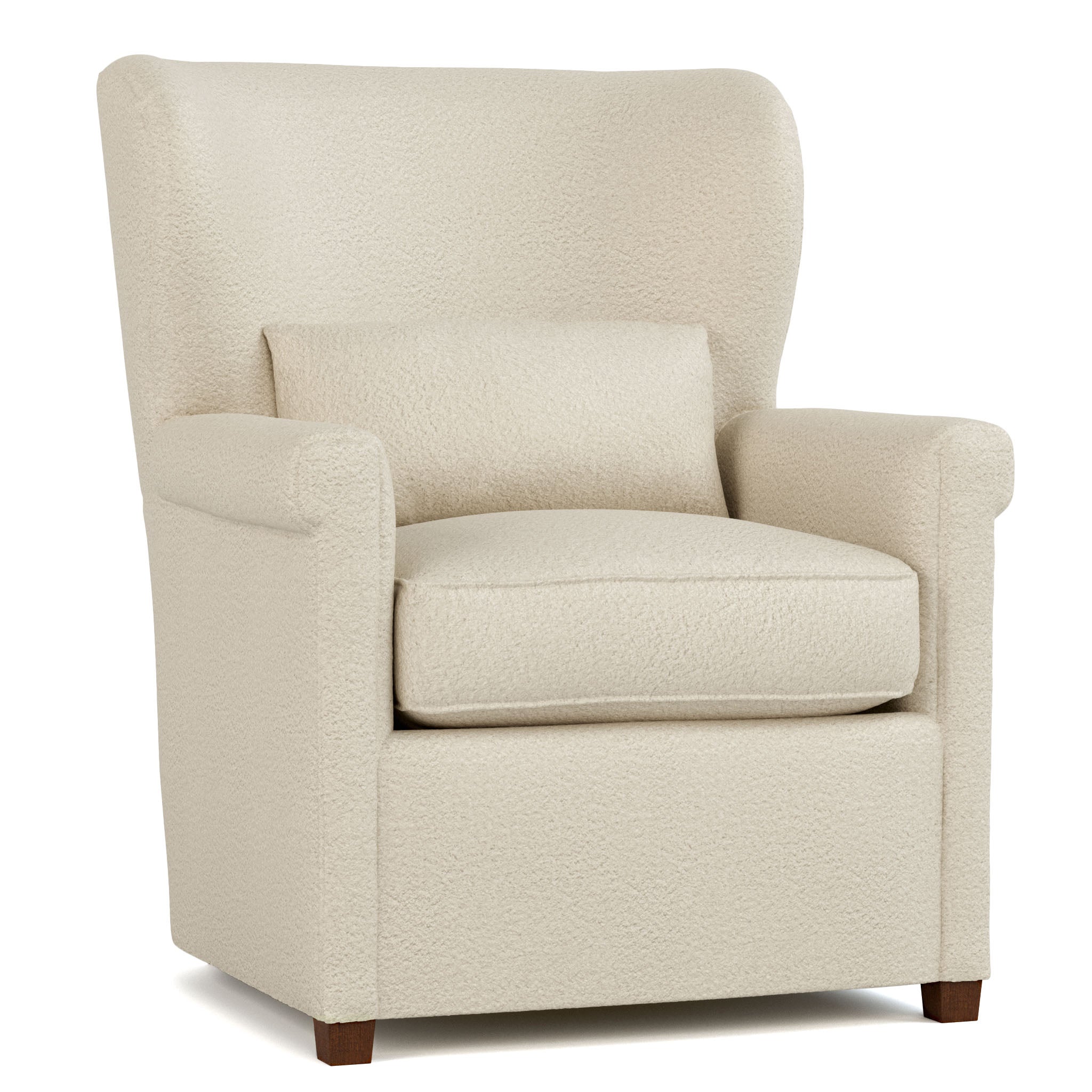 Luxury Hudson Valley Wing Chair - Classic Comfort for Living Room & Reading Nook | Premium Upholstered Accent Armchair with High Back Support