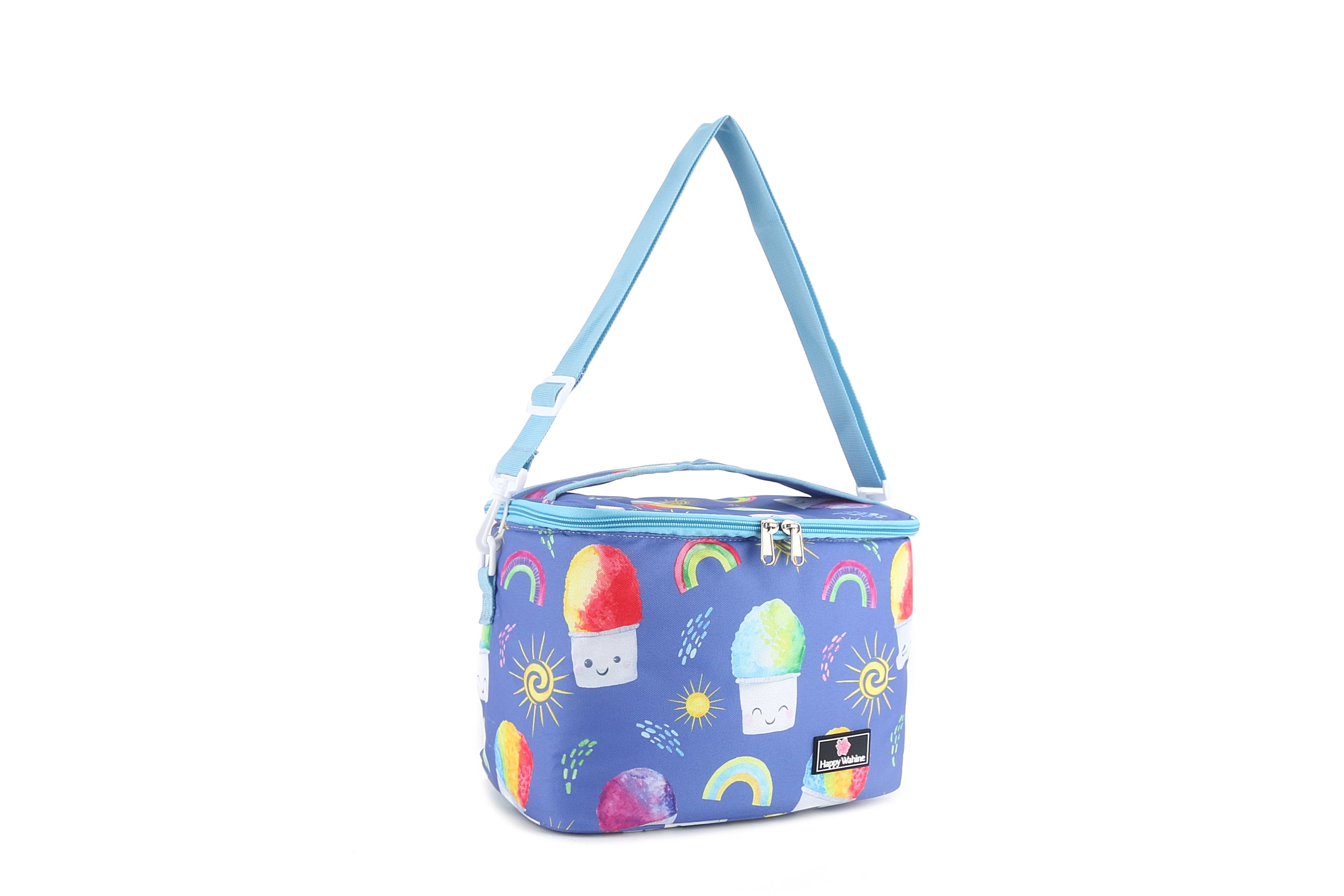 Premium Insulated Cooler Tote Bag - Medium Size in Shave Ice Blue - Perfect for Beach Picnics, Camping Trips & Outdoor Adventures