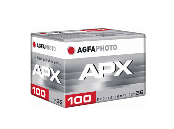 AgfaPhoto APX 100 Black and White 35mm Film Roll - 36 Exposures, ISO 100 B&W Negative Film for Classic Photography, Street & Portrait Shooting