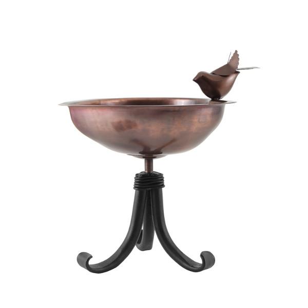 Heart Shaped Birdbath for Garden - Outdoor Decorative Bird Bath with Stand, Perfect for Attracting Birds to Your Backyard or Patio